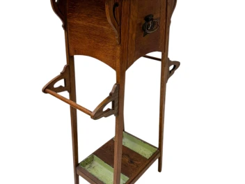 Arts & Crafts Art Nouveau Extra Large Pedestal or Plant Stand, 1900s